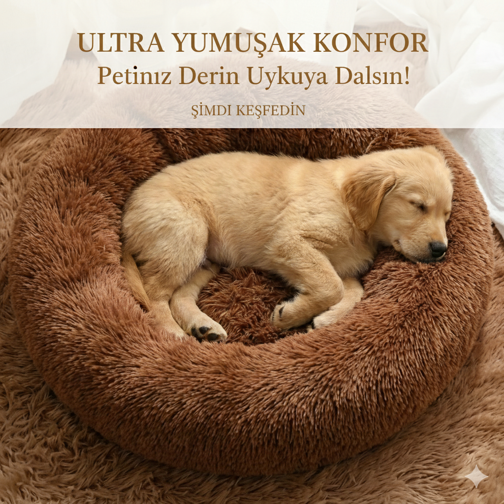 Sevimlibu Peluş Yumuşak Yatak