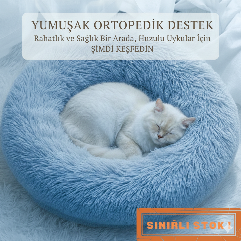 Sevimlibu Peluş Yumuşak Yatak