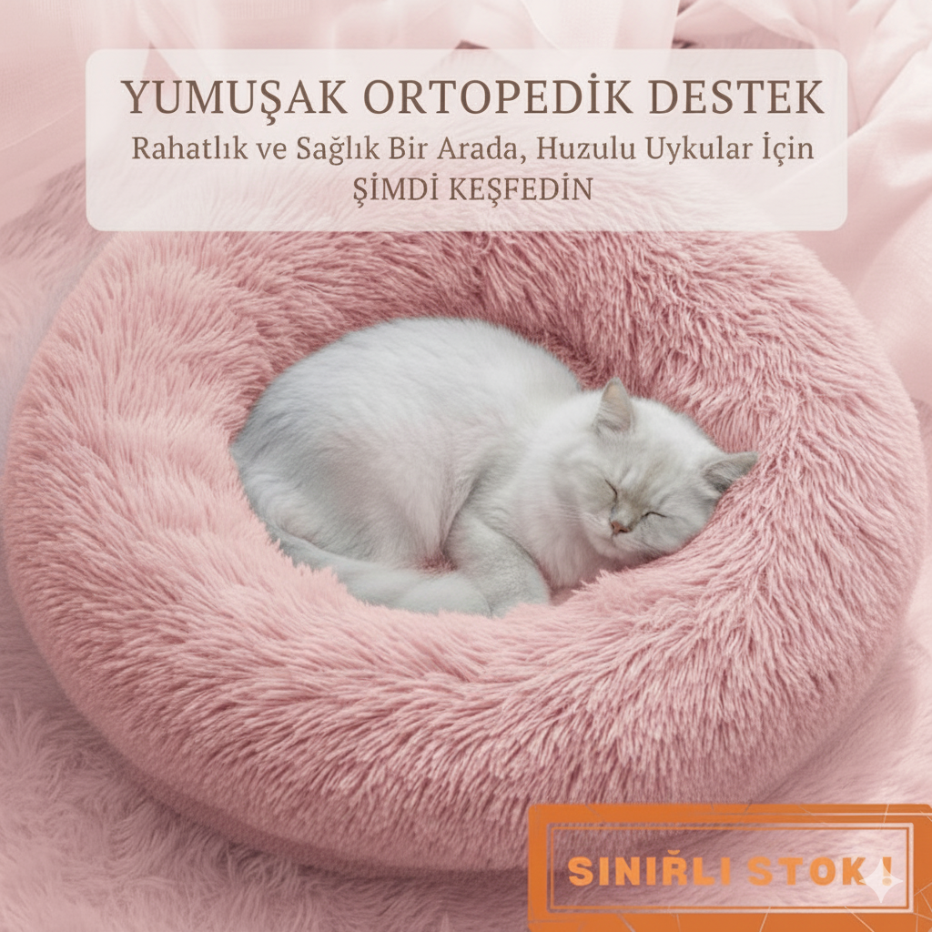 Sevimlibu Peluş Yumuşak Yatak