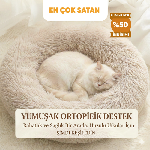 Sevimlibu Peluş Yumuşak Yatak