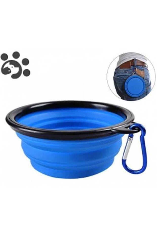 Katlanabilir Mama Su Kabı