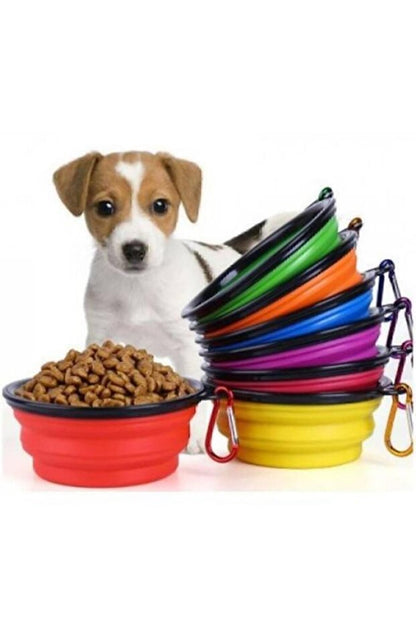 Katlanabilir Mama Su Kabı